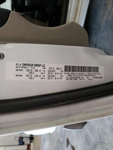 Photo 10 from auction – 2014 CHRYSLER TOWN & COU with VIN 2C4RC1BG1ER403240