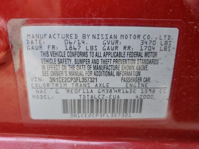 Photo 10 from auction – 2015 NISSAN VERSA NOTE with VIN 3N1CE2CP3FL357321