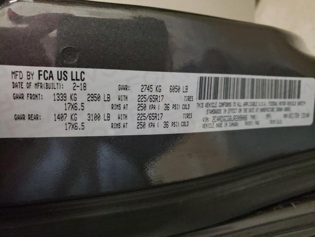 Photo 10 from auction – 2018 DODGE GRAND CARA with VIN 2C4RDGCG8JR209006