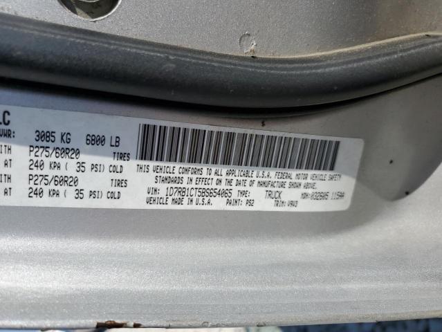 Photo 10 from auction – 2011 DODGE RAM 1500 with VIN 1D7RB1CT5BS654065