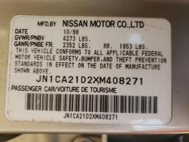 Photo 10 from auction – 1999 NISSAN MAXIMA GLE with VIN JN1CA21D2XM408271