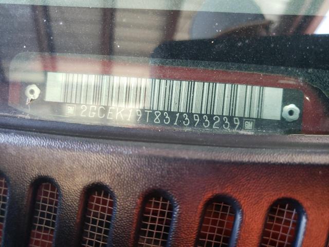 Photo 10 from auction – 2003 CHEVROLET SILVERADO with VIN 2GCEK19T831393239