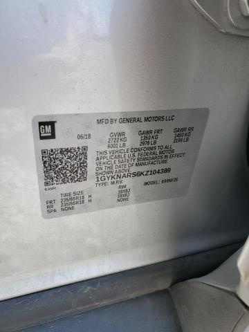 Photo 10 from auction – 2019 CADILLAC XT5 with VIN 1GYKNARS6KZ104389