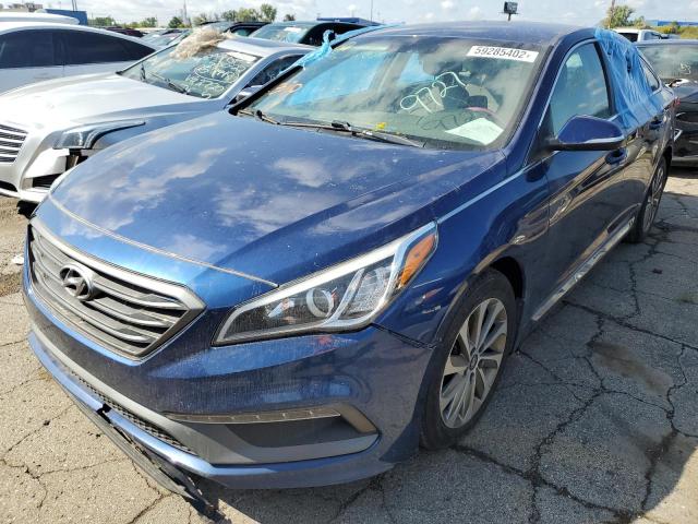 Photo 2 from auction – 2017 HYUNDAI SONATA SPO with VIN 5NPE34AF9HH459727