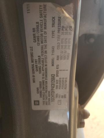 Photo 10 from auction – 2012 CHEVROLET COLORADO L with VIN 1GCHTDFP4C8126843