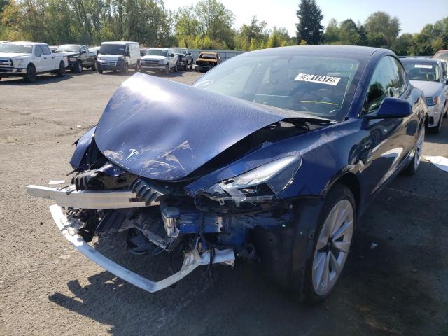 Photo 2 from auction – 2022 TESLA MODEL 3 with VIN 5YJ3E1EB6NF186120