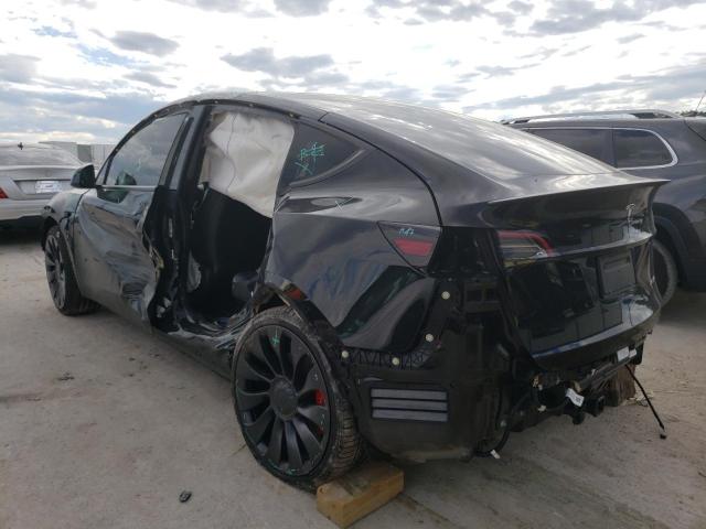 Photo 3 from auction – 2021 TESLA MODEL Y with VIN 5YJYGDEF7MF305621