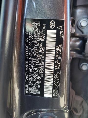 Photo 10 from auction – 2015 TOYOTA PRIUS C with VIN JTDKDTB38F1101845