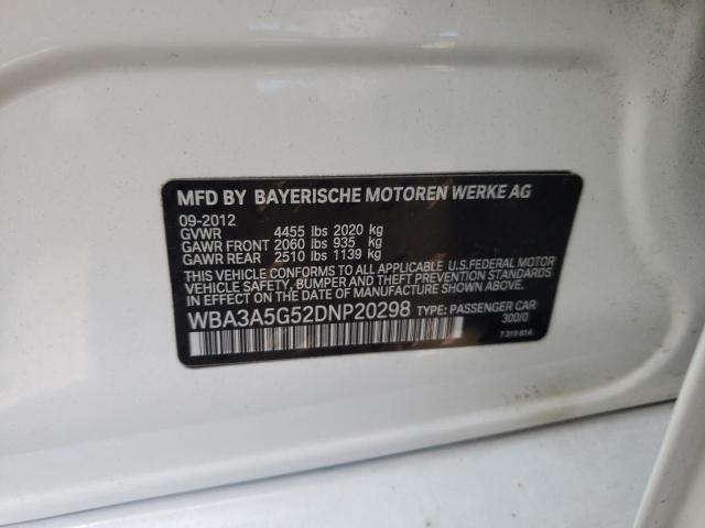 Photo 10 from auction – 2013 BMW 328 I with VIN WBA3A5G52DNP20298