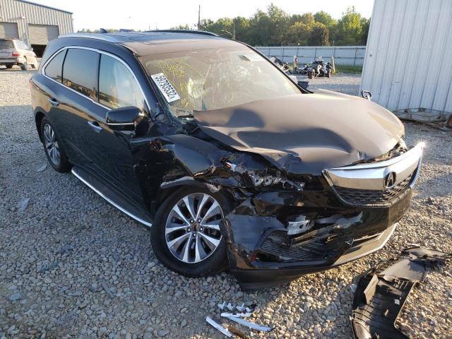 ACURA MDX TECHNO 2016 with VIN 5FRYD3H40GB012580 - Photo from auction