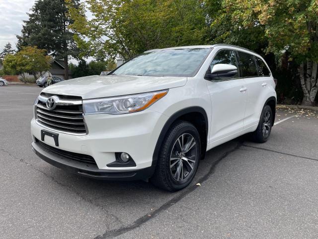 Photo 2 from auction – 2016 TOYOTA HIGHLANDER with VIN 5TDJKRFH9GS343199