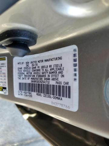 Photo 10 from auction – 2005 TOYOTA COROLLA CE with VIN 1NXBR32E35Z541712