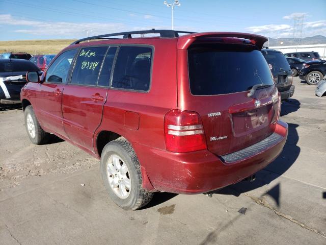 Photo 3 from auction – 2002 TOYOTA HIGHLANDER with VIN JTEHF21A120071596