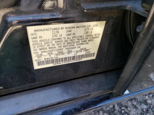 Photo 10 from auction – 2007 NISSAN ALTIMA 2.5 with VIN 1N4AL21E97C126969