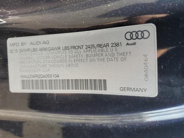 Photo 10 from auction – 2013 AUDI A5 PREMIUM with VIN WAULFAFR2DA059104