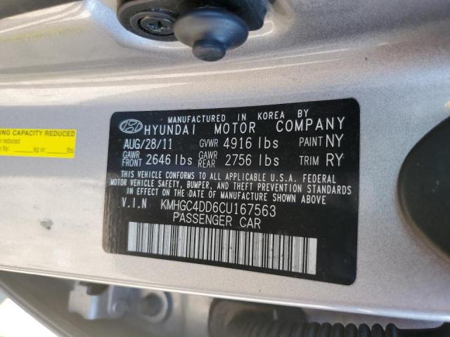 Photo 10 from auction – 2012 HYUNDAI GENESIS 3. with VIN KMHGC4DD6CU167563