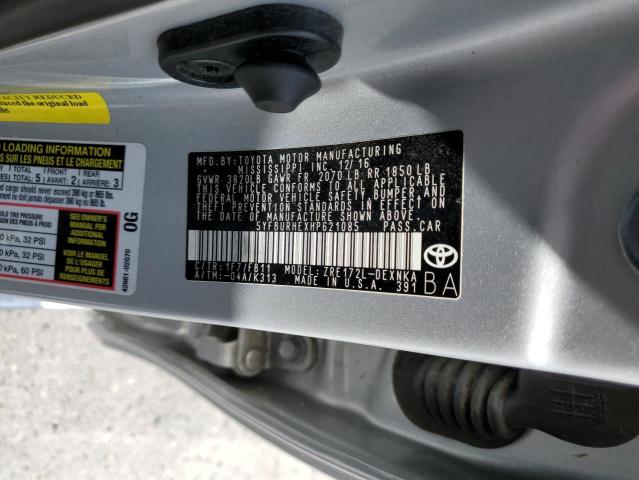 Photo 10 from auction – 2017 TOYOTA COROLLA L with VIN 5YFBURHEXHP621085