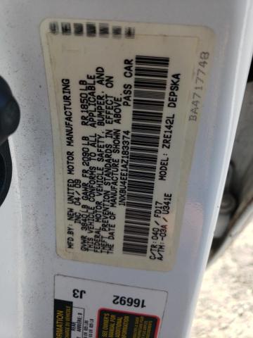 Photo 10 from auction – 2010 TOYOTA COROLLA BA with VIN 1NXBU4EE1AZ183374