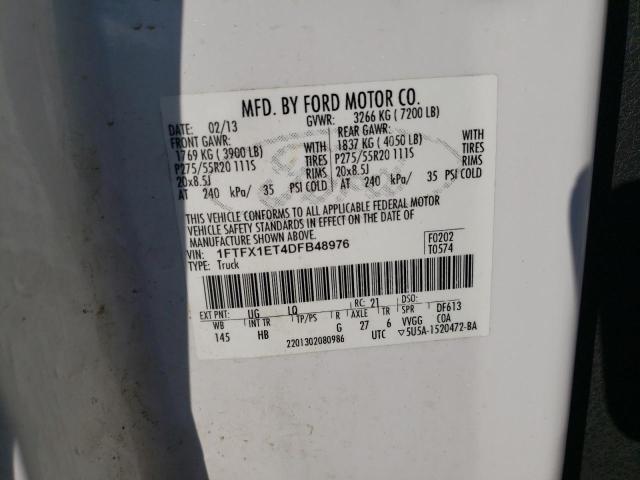 Photo 10 from auction – 2013 FORD F150 SUPER with VIN 1FTFX1ET4DFB48976