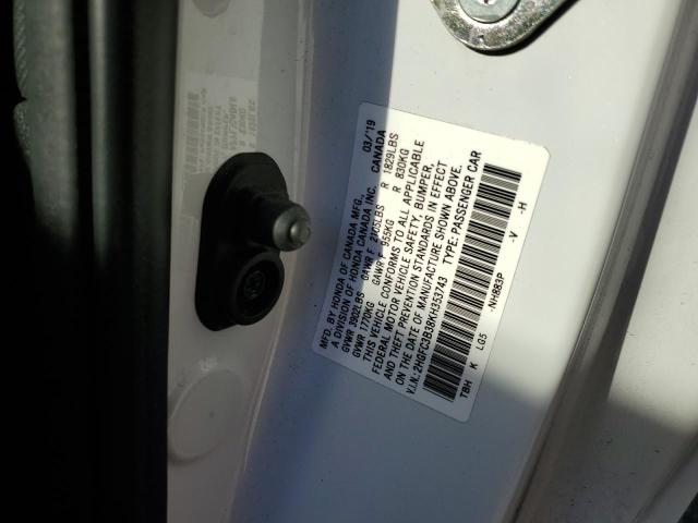 Photo 10 from auction – 2019 HONDA CIVIC EX with VIN 2HGFC3B38KH353743