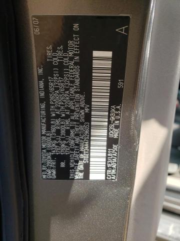 Photo 10 from auction – 2007 TOYOTA SEQUOIA SR with VIN 5TDZT34A47S296053