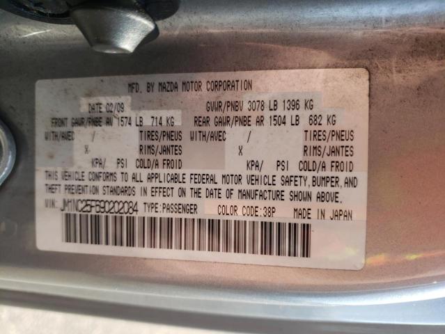 Photo 10 from auction – 2009 MAZDA MX-5 MIATA with VIN JM1NC25F690202084