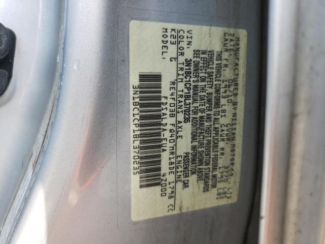 Photo 10 from auction – 2011 NISSAN VERSA S with VIN 3N1BC1CP1BL370235