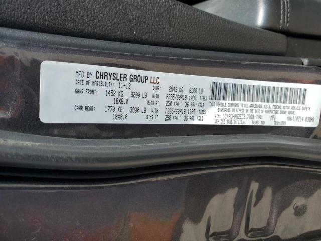 Photo 10 from auction – 2014 DODGE DURANGO SX with VIN 1C4RDHAG2EC317869