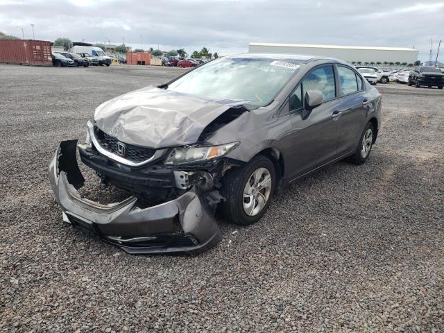 Photo 2 from auction – 2013 HONDA CIVIC LX with VIN 19XFB2F55DE037948