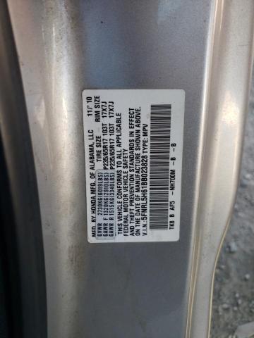 Photo 10 from auction – 2011 HONDA ODYSSEY EX with VIN 5FNRL5H61BB023828