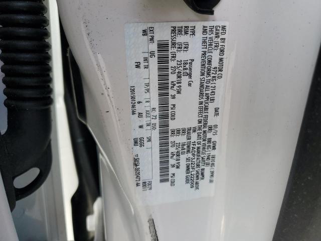 Photo 10 from auction – 2015 FORD FOCUS TITA with VIN 1FADP3J23FL222009