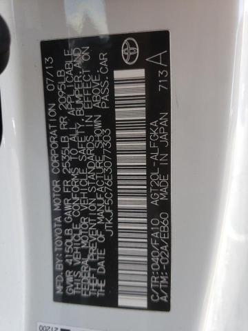 Photo 10 from auction – 2014 TOYOTA SCION TC with VIN JTKJF5C76E3077303