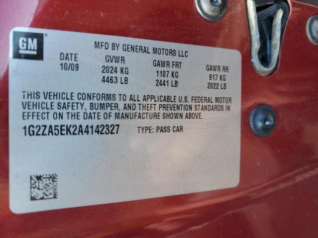 Photo 10 from auction – 2010 PONTIAC G6 with VIN 1G2ZA5EK2A4142327