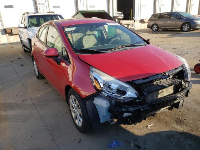 KIA RIO LX 2014 with VIN KNADM4A37E6372331 - Photo from auction