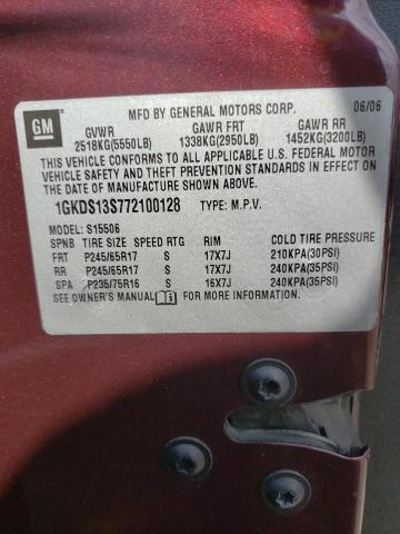Photo 10 from auction – 2007 GMC ENVOY with VIN 1GKDS13S772100128