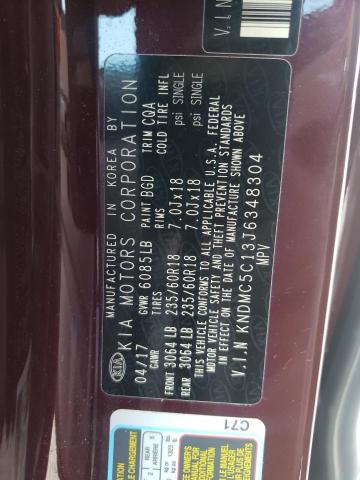 Photo 10 from auction – 2018 KIA SEDONA EX with VIN KNDMC5C13J6348304