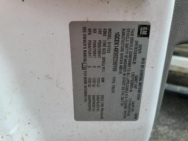 Photo 10 from auction – 2009 CHEVROLET 1500 with VIN 1GCEK14X99Z200199