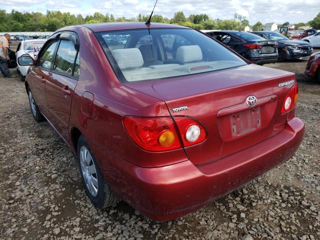 Photo 3 from auction – 2003 TOYOTA COROLLA CE with VIN 2T1BR38E43C141616