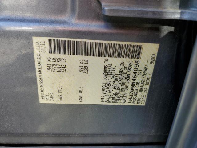 Photo 10 from auction – 2011 NISSAN ALTIMA BAS with VIN 1N4AL2AP6BN464098