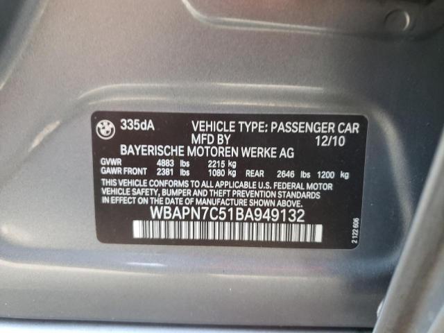 Photo 10 from auction – 2011 BMW 335 D with VIN WBAPN7C51BA949132