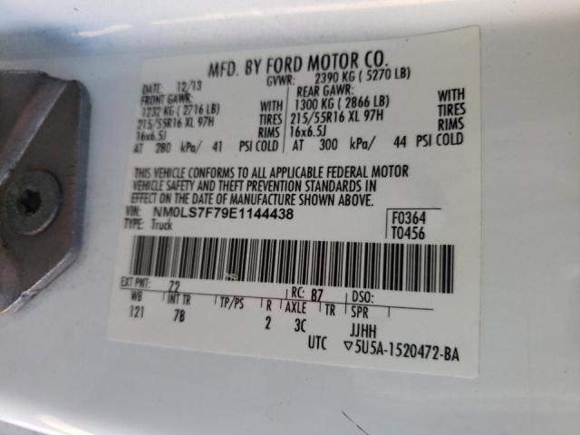 Photo 10 from auction – 2014 FORD TRANSIT CO with VIN NM0LS7F79E1144438