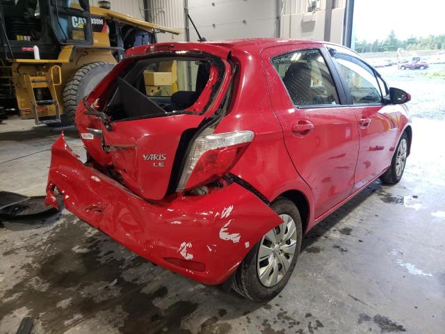 Photo 4 from auction – 2013 TOYOTA YARIS with VIN JTDKTUD38DD563744