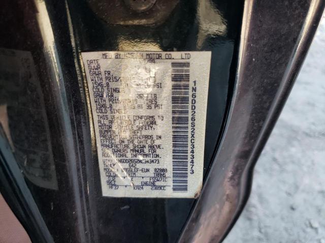 Photo 10 from auction – 1999 NISSAN FRONTIER X with VIN 1N6DD26S2XC343473