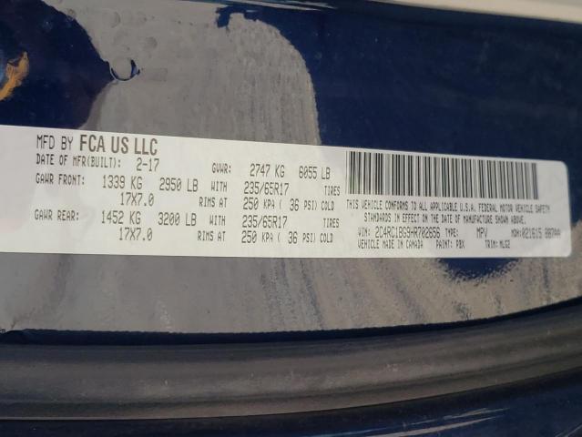 Photo 10 from auction – 2017 CHRYSLER PACIFICA T with VIN 2C4RC1BG9HR702656