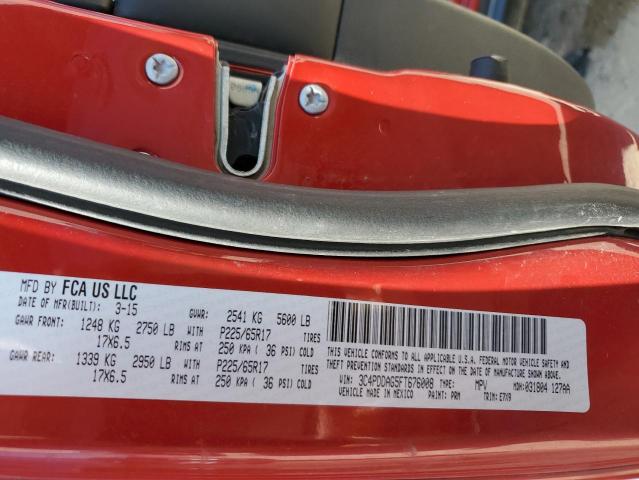 Photo 10 from auction – 2015 DODGE JOURNEY SE with VIN 3C4PDDAG5FT676008