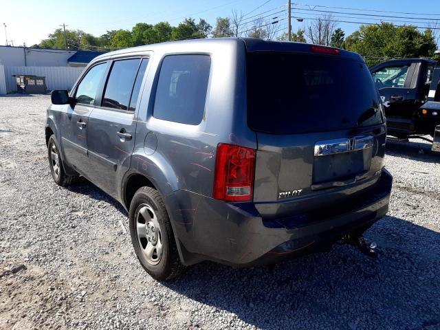 Photo 3 from auction – 2013 HONDA PILOT LX with VIN 5FNYF4H23DB069691