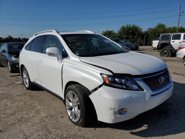 LEXUS RX 450 2011 with VIN JTJBC1BAXB2418811 - Photo from auction
