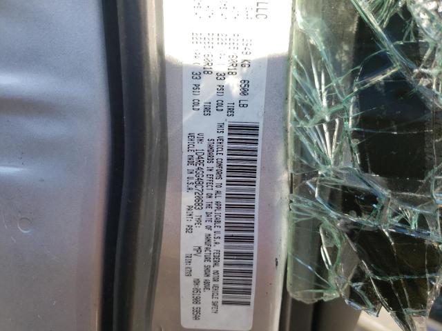 Photo 10 from auction – 2011 DODGE DURANGO CR with VIN 1D4RE4GG4BC720683