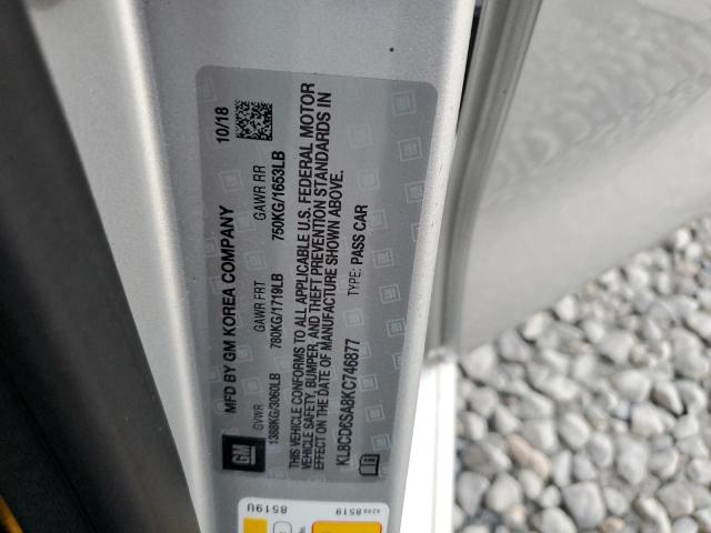 Photo 10 from auction – 2019 CHEVROLET SPARK 1LT with VIN KL8CD6SA8KC746877