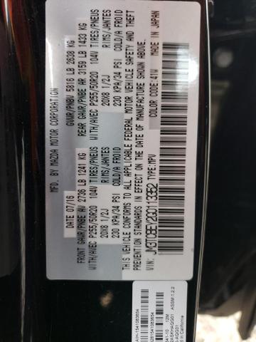 Photo 10 from auction – 2016 MAZDA CX-9 SIGNA with VIN JM3TCBEY2G0113352